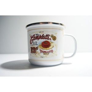 Vintage 2001 Campbell's Metal Tomato Soup Mug